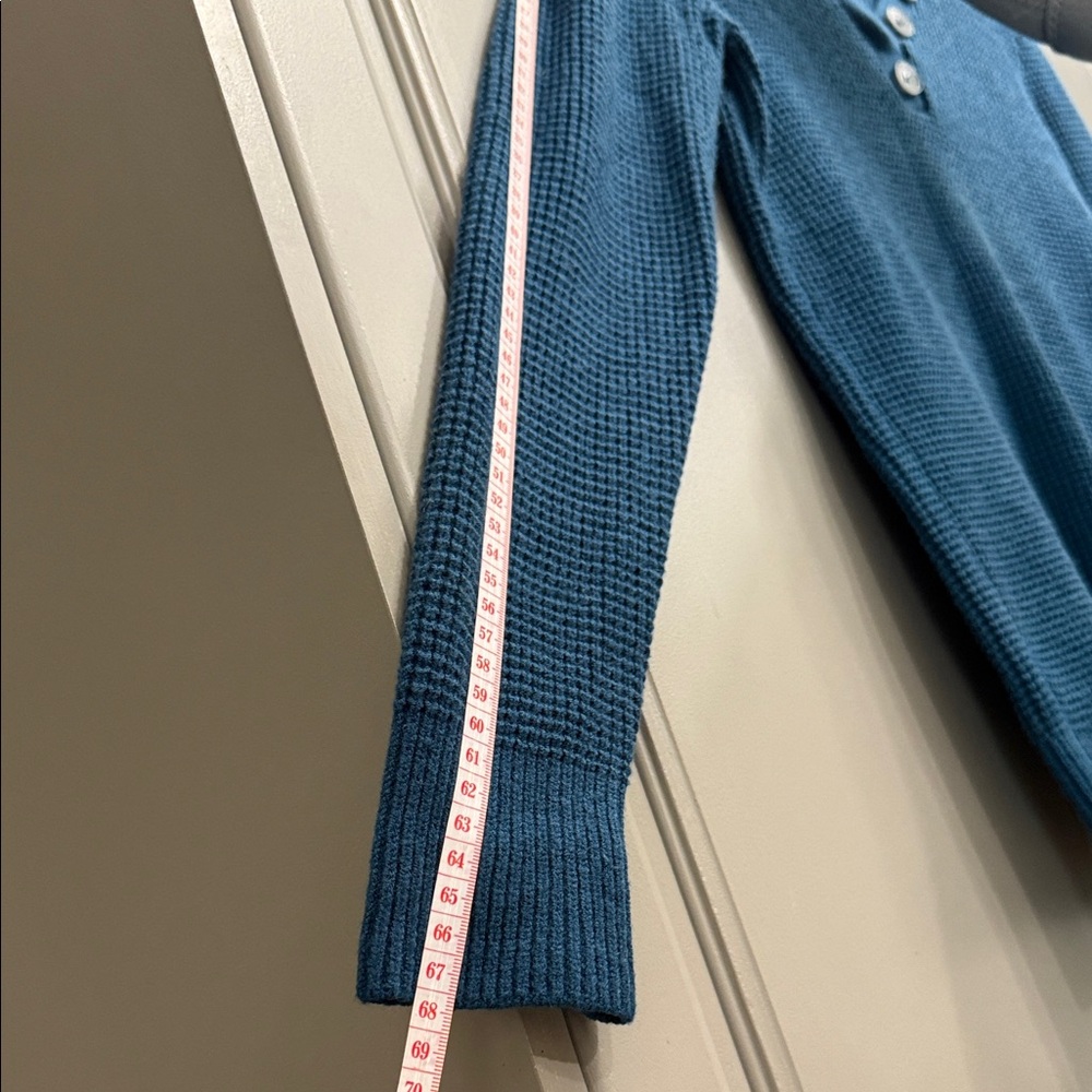 Denver Hayes Teal Buttoned Cardigan - Picture 8 of 10